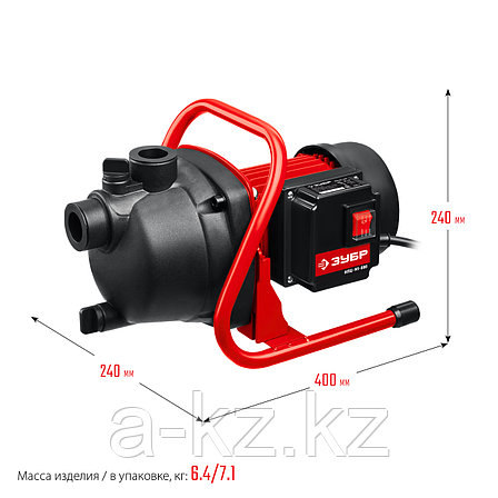 ЗУБР 800 Вт, поверхностный (садовый) центробежный насос (НПЦ-М1-800), фото 1