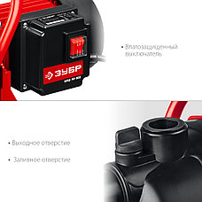 ЗУБР 800 Вт, поверхностный (садовый) центробежный насос (НПЦ-М1-800), фото 3