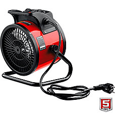 ЗУБР 3 кВт, электрическая тепловая пушка (ТПК-3Р), фото 4