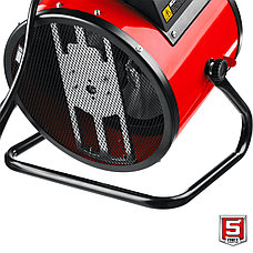 ЗУБР 5 кВт, электрическая тепловая пушка (ТПК-5Р), фото 4