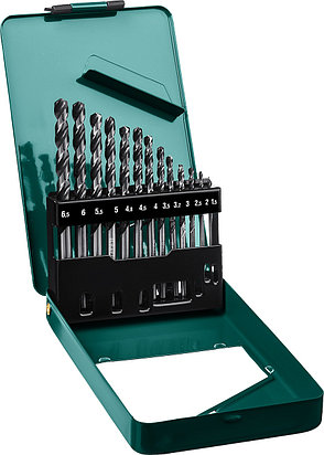 KRAFTOOL HSS-G, 13 шт, (1.5-6.5 мм), сталь P6M5, набор сверл по металлу (29651-H13), фото 1