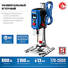ЗУБР 800 Вт, 13 мм БЗП, вертикально - сверлильный станок, Профессионал (ВСС-П800), фото 3