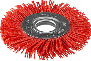 ЗУБР 100 мм, нейлоновая проволока, щетка дисковая для УШМ, Профессионал (35160-100), фото 1