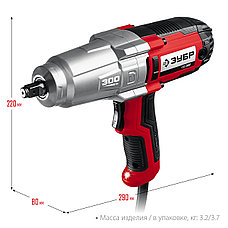 ЗУБР 300 Н·м, 350 Вт, ударный гайковерт (ГС-300), фото 2