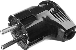 STAYER MAXElectro, черная, 16 А/220 В, 1300 Вт, угловая вилка (55161-B)