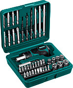 KRAFTOOL Kompakt-43, с насадками, 43 предм., реверсивная отвертка (25556-H43)