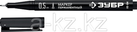 ЗУБР МП-50 черный, 0.5 мм перманентный маркер (06321-2), фото 3