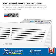 ЗУБР ПРО серия 1 кВт, электрический конвектор, Профессионал (КЭП-1000), фото 4