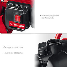 ЗУБР 1000 Вт, поверхностный (садовый) центробежный насос (НПЦ-М1-1000), фото 4