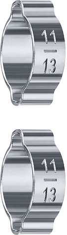 ЗУБР 11 - 13 мм, 2 шт, обжимной хомут, Профессионал (64929-11-13), фото 2