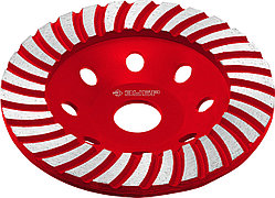 ЗУБР Турбо, d 125 мм, сегментированная алмазная шлифовальная чашка (33375-125)
