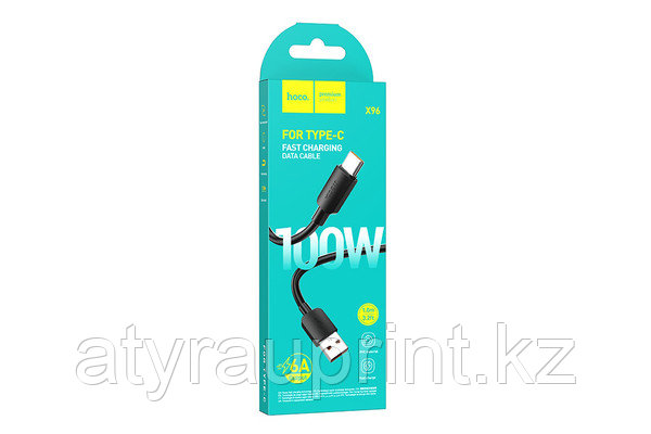 Кабель USB - Type-C HOCO X96 3A, PD27Вт, черный, фото 1