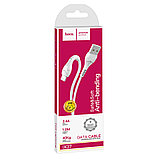 Кабель USB HOCO X37 Cool USB - Lightning, 2.4А, 1 м, белый, фото 3