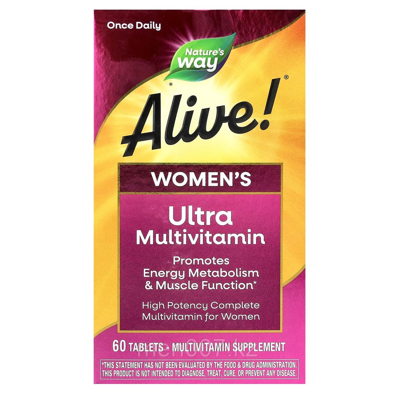 БАД  Мультивитамины для женщин ,США (60 таблеток) Nature's way alive