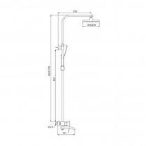 Душевая стойка GAPPO G2407-8 Белый Хром, фото 3