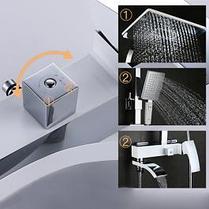 Душевая стойка GAPPO G2407-8 Белый Хром, фото 6