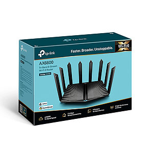 Маршрутизатор, TP-Link, Archer AX90, IEEE 802.11a/b/g/n/ac/ax, 5 ГГц, 2,4 ГГц, 8 съёмных антенн, 44 MU-MIMO, Wi-Fi 6, 1 порт WAN/L, фото 4
