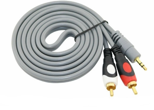 Кабель соединительный Vellygood  3.5 Jack (M) - 2xRCA (M), фото 1
