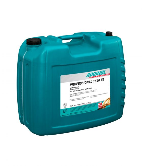 ADDINOL PROFESSIONAL 1540 E9 SAE 15W-40, 20L