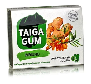 TAIGA GUM  натуральная жевательная смола 5 смолок