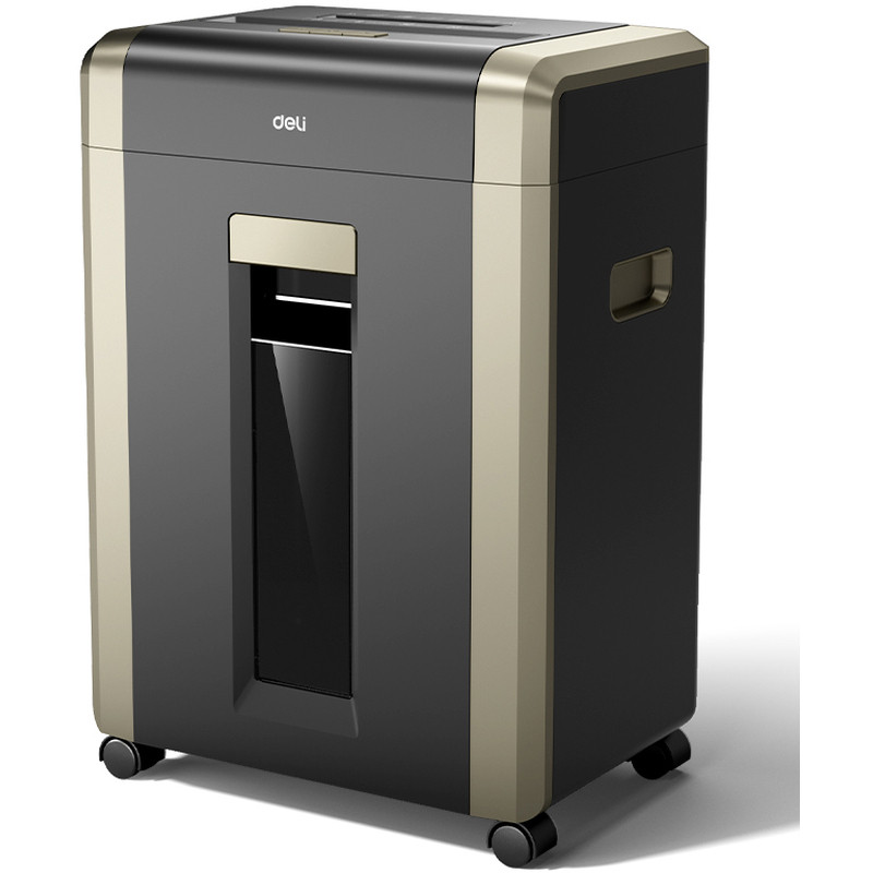 Шредер Deli, 4 уровень секретности (4х30мм), 25 листов, 31 литр