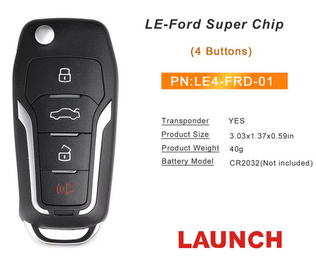 Ключ Launch LE-01 LE4-FRD-01 внешний вид фото Ключ Launch LE-01 LE4-FRD-01 внешний вид фото
