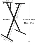 M&S Q-1XC Стойка для клавишных инструментов, фото 5