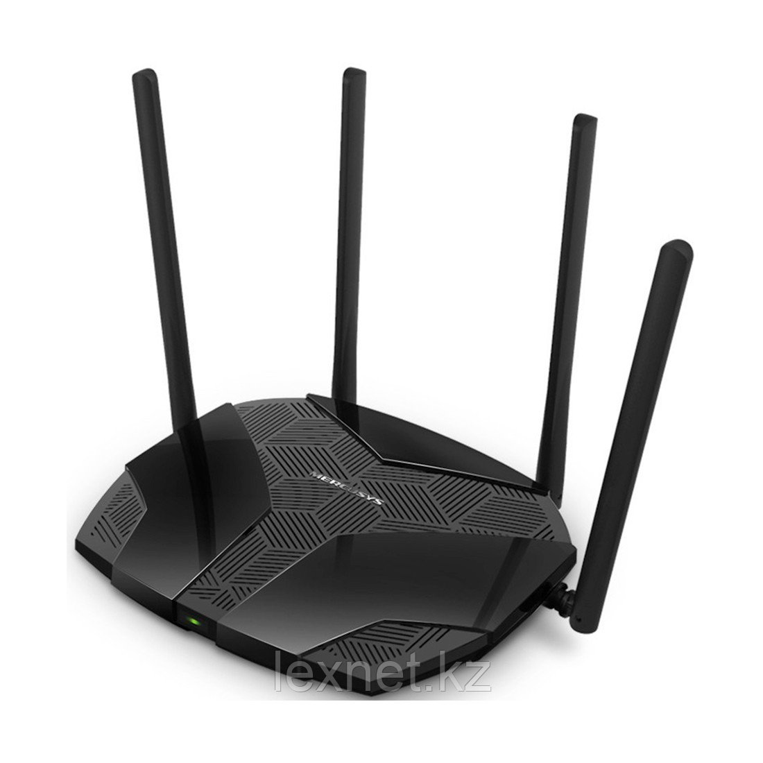 Маршрутизатор, Mercusys, MR70X, 802.11a/b/g/n/ac/ax, AX1800, 1 гигабитный порт WAN + 3 гигабитных порта LAN, 4 фиксированные антен