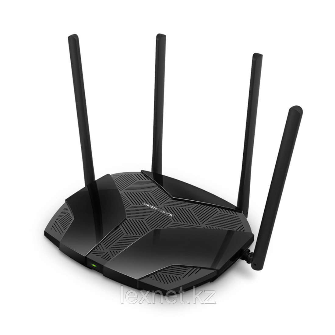 Маршрутизатор, Mercusys, MR80X, 802.11a/b/g/n/ac/ax, AX3000, 1 гигабитный порт WAN + 3 гигабитных порта LAN, 4 фиксированные антен