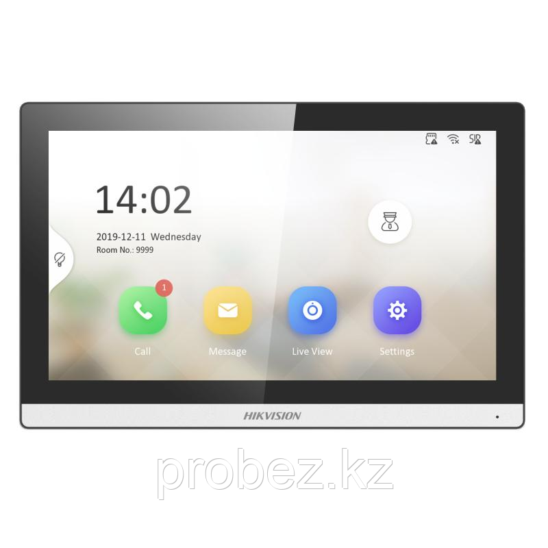 Hikvision DS-KH6350-TE1 видеодомофон 7" цветной TFT touch screen