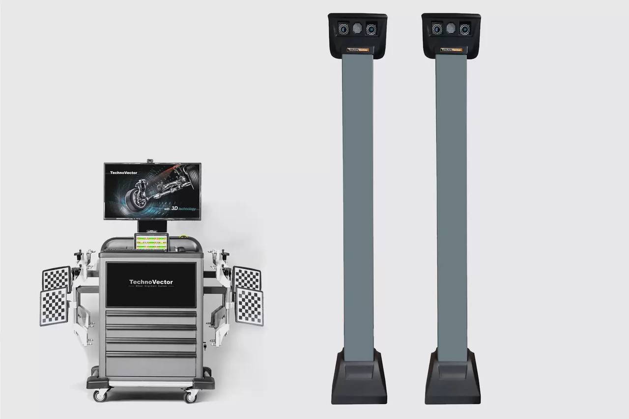 Техно Вектор 7  V 7204 H A СТЕНД СХОД-РАЗВАЛ 3D, фото 1