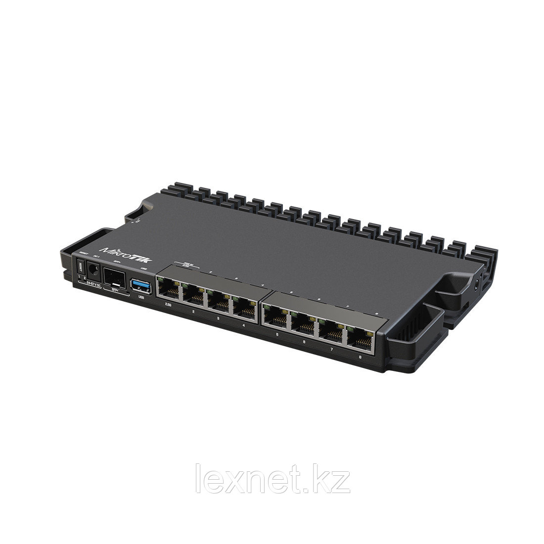 Маршрутизатор, MikroTik, RB5009UG+S+IN, RouterBOARD, 7 портов 10/100/1000M, 1 порт 2.5G, 1 порт SFP+, 1*USB 3.0 type A, 802.3af/at