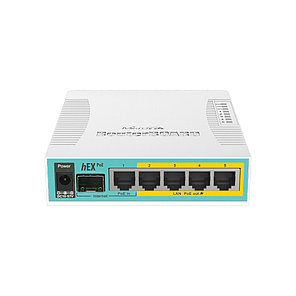 Маршрутизатор, MikroTik, RB960PGS, 5 портов 10/100/1000M, (Ether2-Ether5 Passive PoE, 2А), Passive PoE in, RouterOS (4), -40°C to, фото 3
