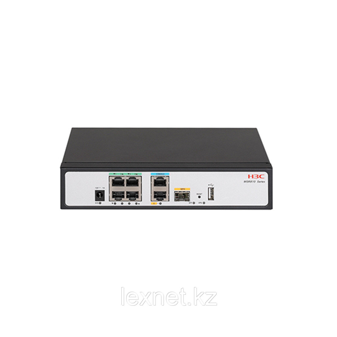 Маршрутизатор, H3C, RT-MSR610, 4 порта 10/100/1000М, 1 порт 10/100/1000М, 1 порт 1000M SFP, AC 100~240 В, 0°C до 40°C
