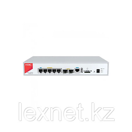 Межсетевой экран, H3C, NS-SecPath F100-C-A1-I, 5 портов GE + 2 порта SFP, VPN (L2TP VPN,IPsec VPN,GRE VPN,SSL VPN), фото 1