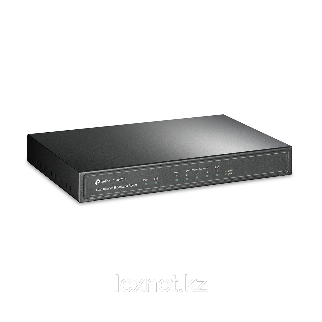 Маршрутизатор, TP-Link, TL-R470T+, 1 постоянный WAN порт, 1 постоянный Ethernet LAN порт, 3 изменяемых порта Ethernet WAN/LAN