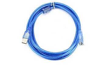 Кабель-удлинитель Vellygood VELB15 USB2.0 Am-Af 1,5m, синий