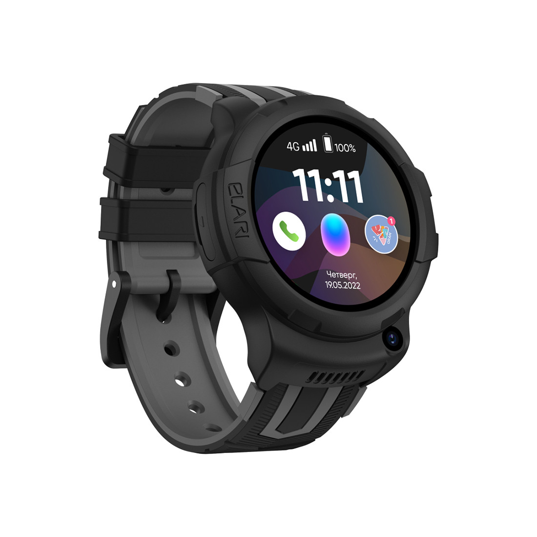 Детские смарт часы Elari 4G Wink Black, фото 1