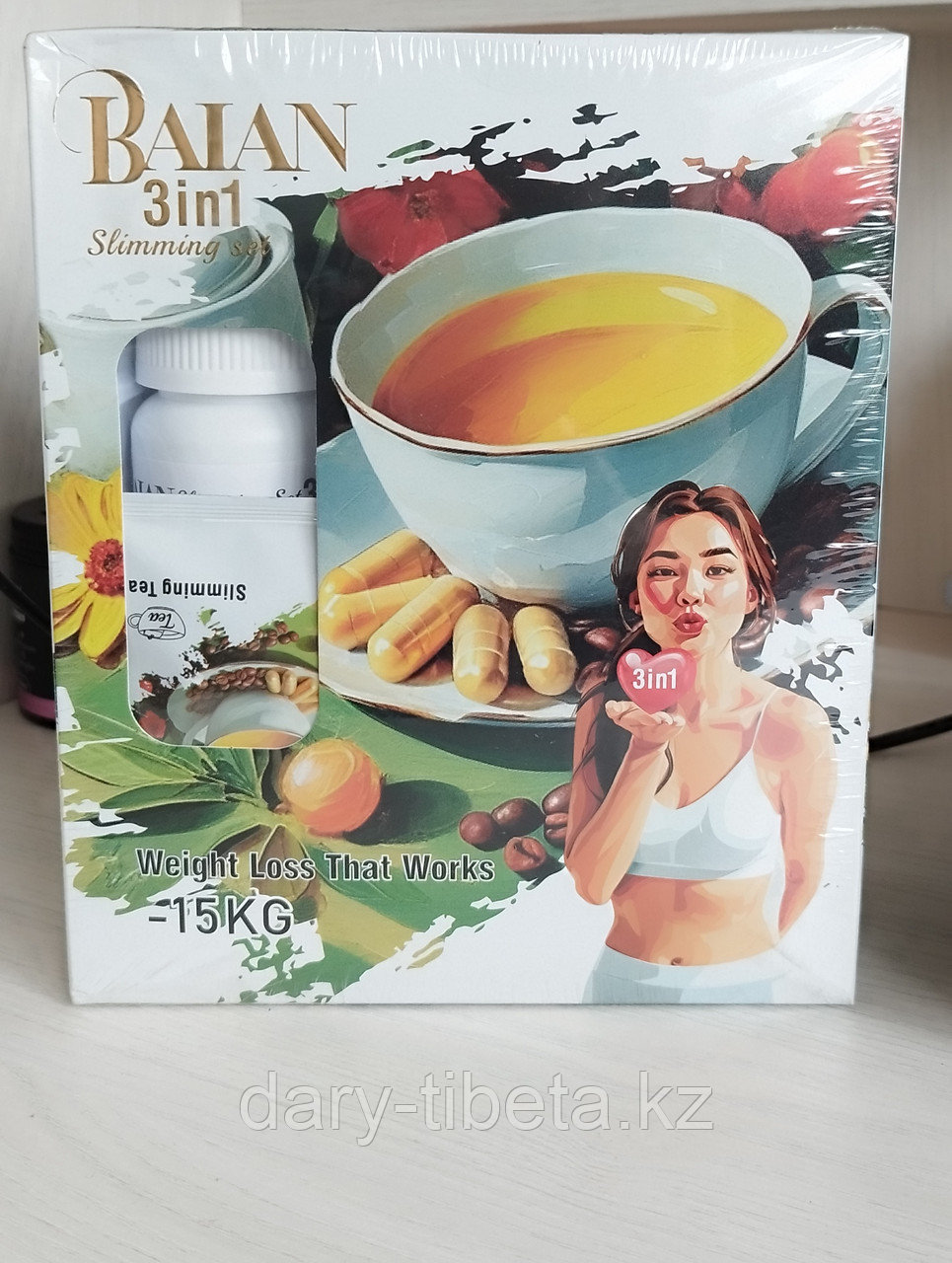 BAIAN Slimming set Набор для похудения(Капсулы+чай)