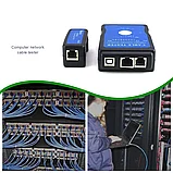 Кабельный тестер, M726, Для тестирования RJ45/USB, фото 3