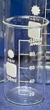 Стакан 100 мл высокий со шкалой, с носиком, фото 2