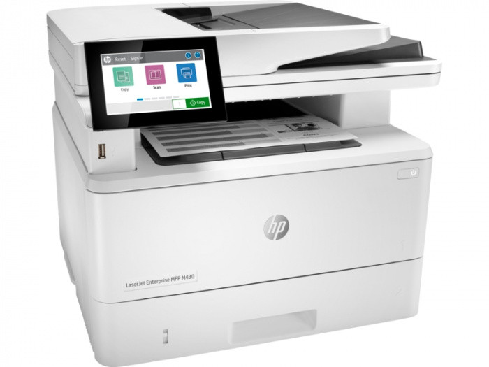 hp МФУ лазерное монохромное  HP LJ Ent M430f 3PZ55A, A4, 38 стр/мин, 2ГБ, ADF, Ethernet, USB 2.0