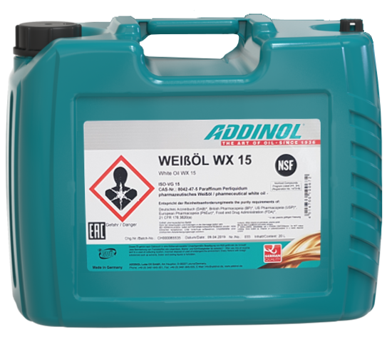 ADDINOL Weißöl WX 15, 20L
