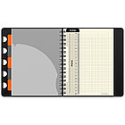 Бизнес-тетрадь А5+, 80л., Berlingo "Steel&Style Pro", клетка, на гребне, 80г/м2, перфорация, раздели, фото 2