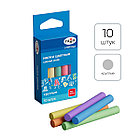 Мелки школьные Гамма, цветные, 10шт., мягкие, круглые, картон. упак., европодвес, фото 8