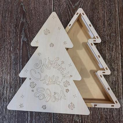 Деревянная упаковка для подарков на заказ