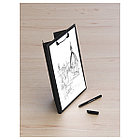 Планшет-трансформер с зажимом Berlingo "Steel&Style" А4, пластик (полифом), 1800мкм, черный, фото 3