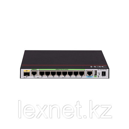Контроллер для беспроводных точек доступа, H3C, EWP-WSG1808X-PWR, WAN 2X1000M, LAN 7X1000M (PoE+), 1XSFP+, AC 100~240 В, '0°C ~ +4, фото 1
