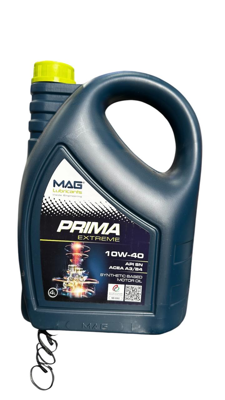 Моторное масло синтетическое MAG PRIMA EXTREME 10W40 API SN 4л, фото 1