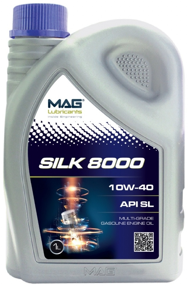 Моторное масло MAG SILK 8000 SAE 10W40 SL 1 литр, фото 1